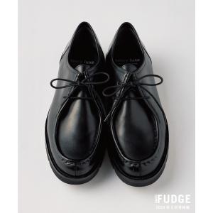 ビジネスシューズ men's FUDGE 24年1月号掲載アイテム！テクシーリュクス/ミニマルデザイン×ラギッド厚底 チロリアン/TU-8018 メン