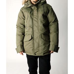 ダウンジャケット ダウン 「INASTUDIOS SELECT」フードファー 中綿 ミリタリージャケット メンズ レディース