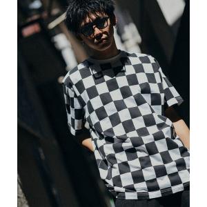 tシャツ Tシャツ メンズ BEAMS / チェッカーフラッグ Tシャツ｜zozo