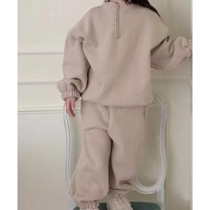セットアップ 「aimoha-KIDS-」子供服　カジュアル裏起毛スウェット上下セット キッズ 子供服 男の子 女の子｜ZOZOTOWN Yahoo!店