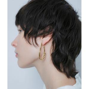 ピアス レディース 「2024春夏新作」LAPUIS(ラピュイ)NUANCE DRAWING PIERCED EARRINGS