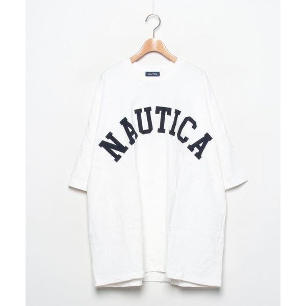 「NAUTICA」 半袖Tシャツ XX-LARGE ホワイト メンズ