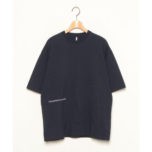 「The DUFFER of ST.GEORGE」 半袖Tシャツ SMALL ネイビー メンズ