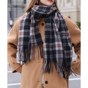 Acne Studios（アクネ ストゥディオズ） チェック柄マフラー - ブルー