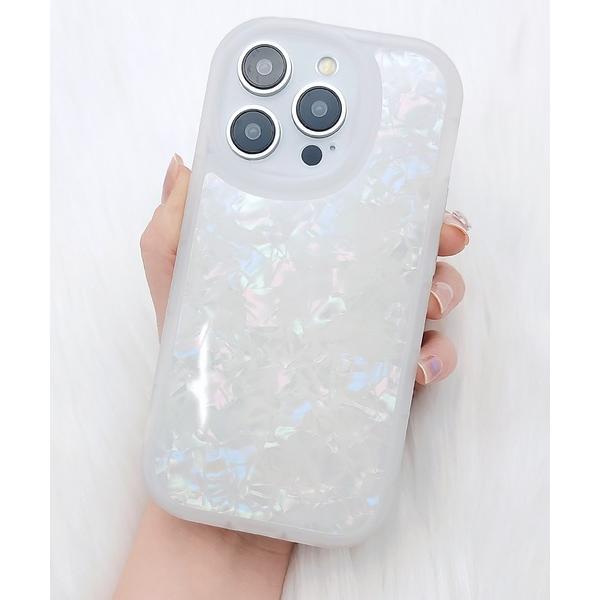 スマホケース シェル風カラーソフトラウンドiPhoneケース