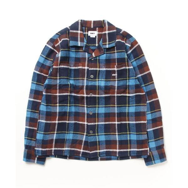 シャツ OBEY/オベイ　コットンビエラマルチチェックシャツ メンズ レディース
