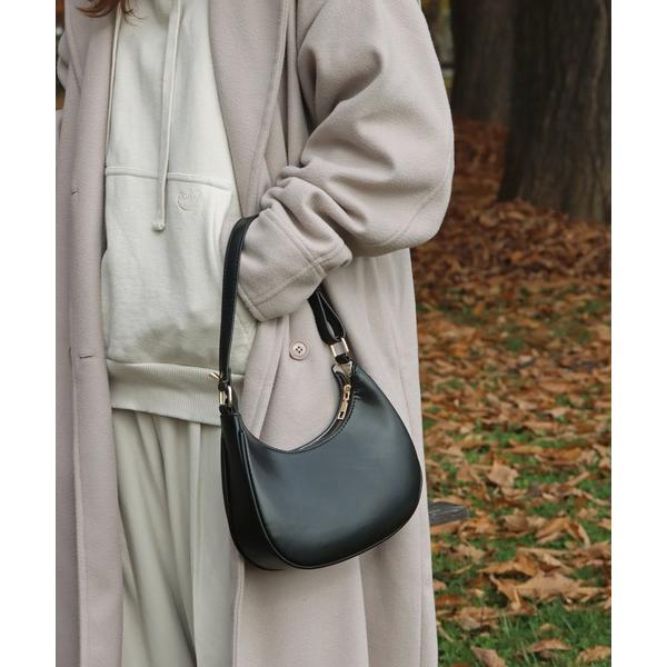 ハンドバッグ ハーフムーンホーボーバッグ