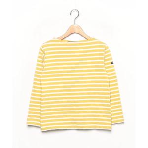 レディース 「SAINT JAMES」 ボーダー柄7分袖カットソー XX-SMALL イエロー