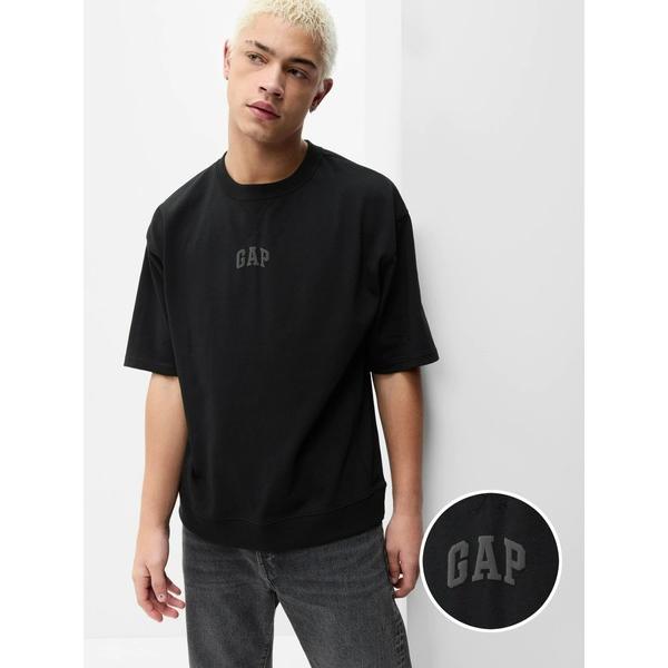 「GAP」 半袖Tシャツ L ブラック メンズ