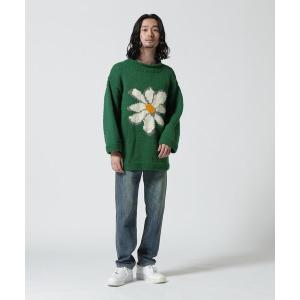 メンズ ニット MacMahon Knitting Mills/マクマホンニッティングミルズ　Roll Neck Knit-Flower　ロールネック｜zozo