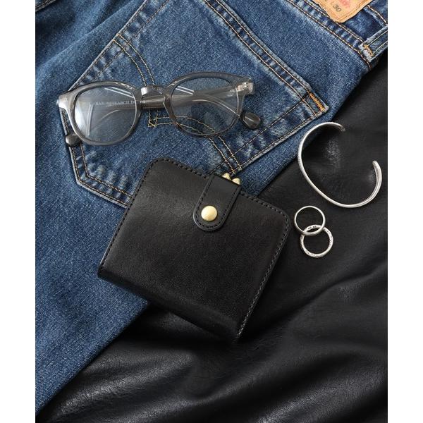 財布 イタリアンレザーがま口コンパクトウォレット メンズ レディース