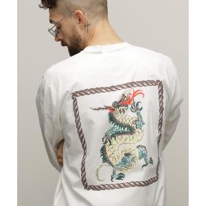 メンズ シャツ ブラウス Schott/ショット/DABO SHIRT ”DRAGON”/ダボシャツ ”ドラゴン｜zozo