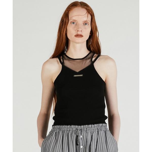 タンクトップ ノースリーブ 「Pre-Order」フロントロゴリブタンク / Front Logo ...