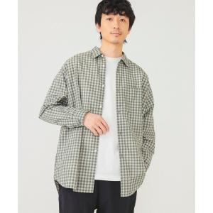 メンズ シャツ ブラウス BEAMS / テック ミニレギュラーカラー シャツ