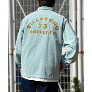 メンズ ジャケット ブルゾン BILLABONG/ビラボン コーデュロイジャケット 刺繍ロゴ コーチジャケット BE011-750｜zozo