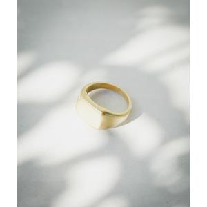 soerte 指輪 リング Minimal signet ring （square）/ミニマル