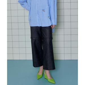 MAISON SPECIAL（メゾンスペシャル） パンツ スクエアメッシュレース