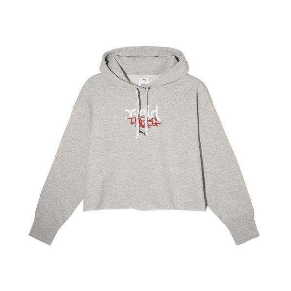 パーカー レディース PUMA X X-GIRL GRAPHIC HOODIE T