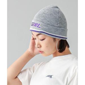 帽子 キャップ レディース STRIPED LOGO KNIT CAP｜ZOZOTOWN Yahoo!店