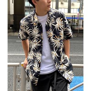 メンズ シャツ ブラウス QUIKSILVER/クイックシルバー アロハシャツ トロミシャツ 総柄 レギュラーフィット AQYWT03324の商品画像