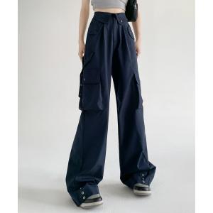 CFT. カーゴパンツ ステッチサスペンダーカーゴパンツ レディース