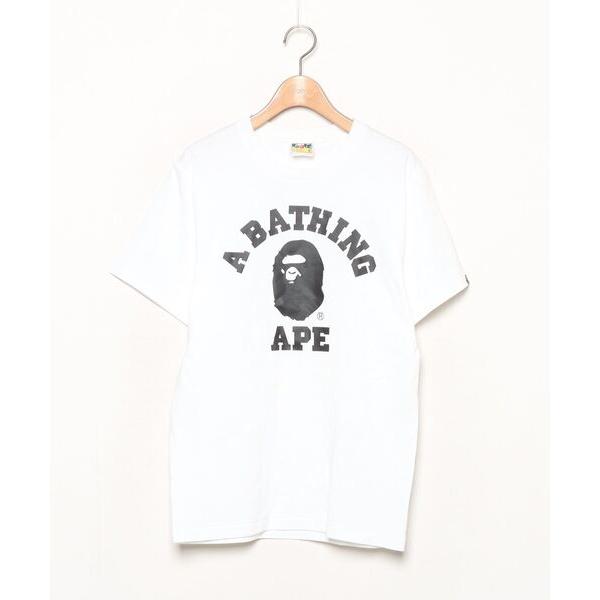 「A BATHING APE」 半袖Tシャツ SMALL ホワイト メンズ