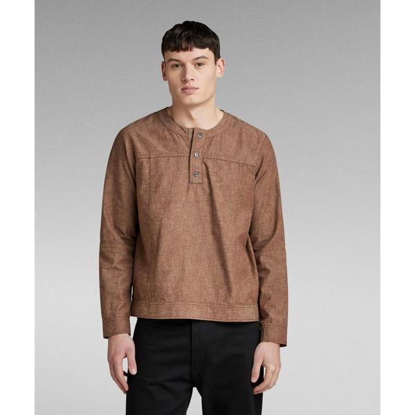 シャツ D-STAQ SWEATER/シャンブレーシャツ/カラーデニム メンズ