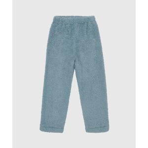 ルームウェア パジャマ レディース HOME Polyester-fleece Tapered-leg Track Pants｜zozo