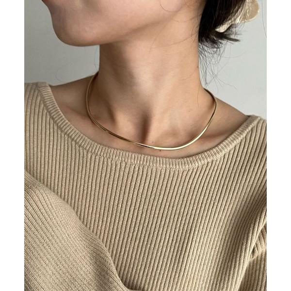 チョーカー 「GOLDY/ゴールディ」チェーンMIXウェーブチョーカー レディース