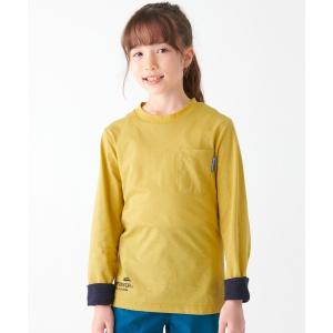 tシャツ Tシャツ キッズ 「UVカット」 UVさらすべ袖ペロ配色Tの商品画像