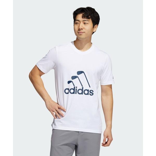 「adidas」 半袖Tシャツ X-LARGE ホワイト メンズ