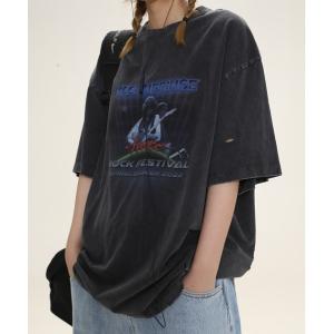 「MASONPRINCE」 半袖Tシャツ L ダークグレー メンズ