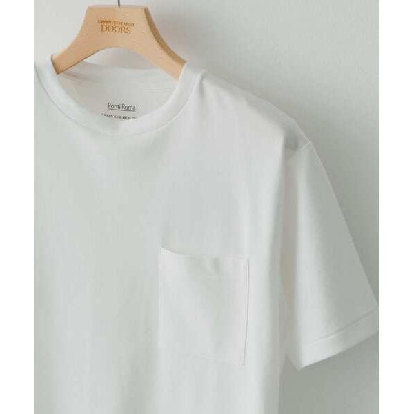 「URBAN RESEARCH DOORS」 半袖Tシャツ LARGE ホワイト メンズ