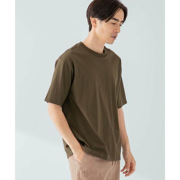 「URBAN RESEARCH ROSSO MEN」 半袖Tシャツ LARGE カーキ メンズ