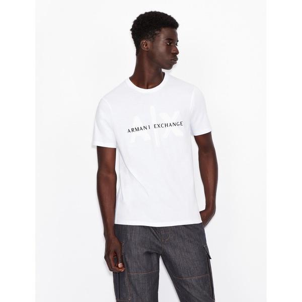 「ARMANI EXCHANGE」 半袖Tシャツ X-SMALL ホワイト メンズ