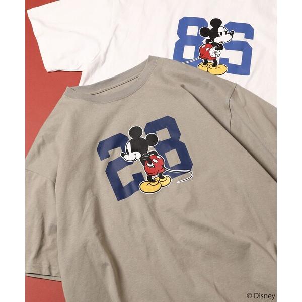 「FREAK&apos;S STORE」 半袖Tシャツ「Disneyコラボ」 MEDIUM グレイッシュベージ...