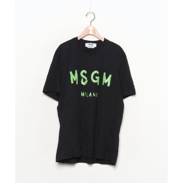 「MSGM」 半袖Tシャツ M ブラック メンズ