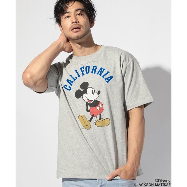「JACKSON MATISSE」 半袖Tシャツ「Disneyコラボ」 LARGE グレー メンズ