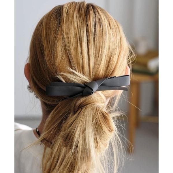 ヘアクリップ リボンバレッタ