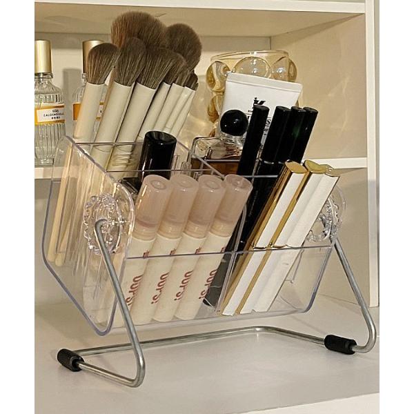 収納 回転式アクリルコスメディスプレイケース