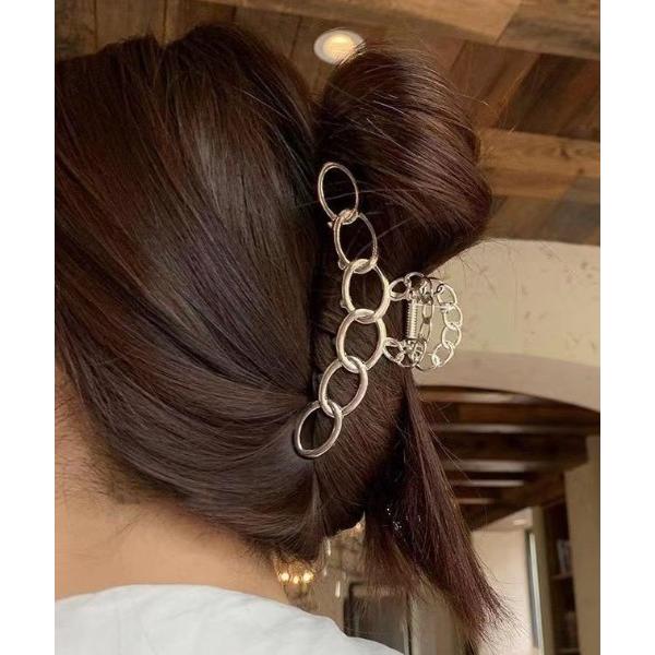 ヘアクリップ metallic hair arrange clip