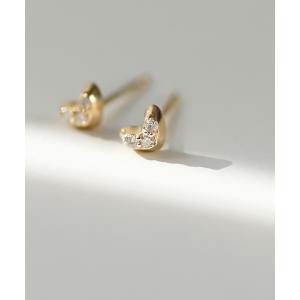 ピアス petit・ハートダイヤピアス レディース