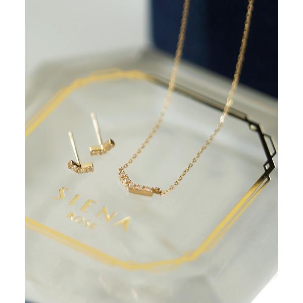 ネックレス petit・シャープラインダイヤネックレス レディース