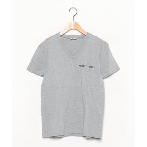 「Dior homme」 ワンポイント半袖Tシャツ M グレー メンズ