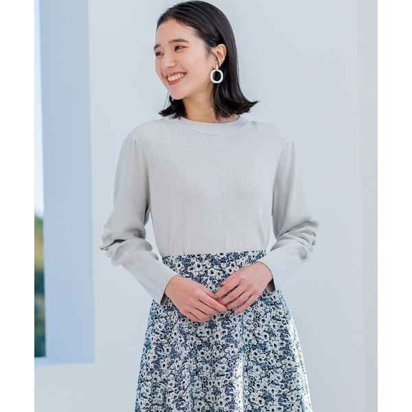 ニット セーター Elena フリルスリーブ ニットプルオーバー レディース