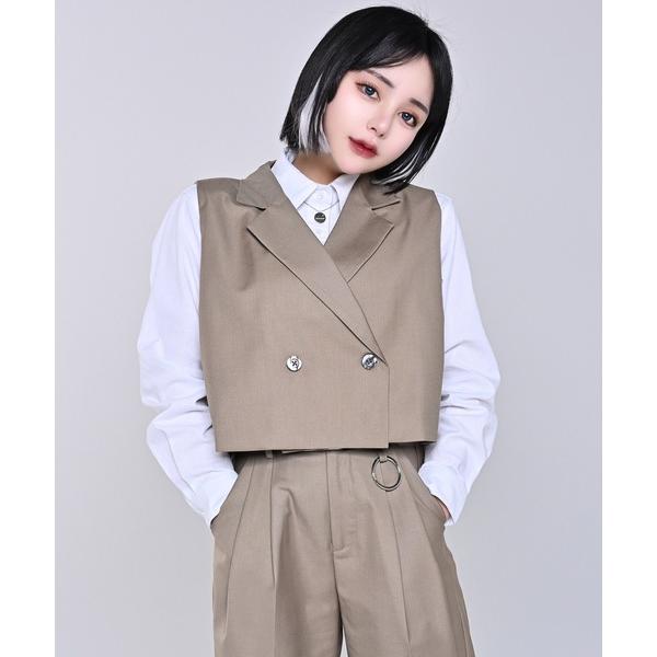 ベスト ジレ classic tailored short vest / クラシックテーラードショー...