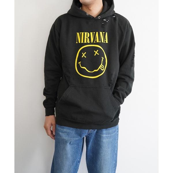 パーカー 「THRIFTY LOOK スリフティールック 」 WORN-OUT BAND HOODI...