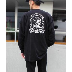 tシャツ Tシャツ メンズ 「VANS」ヴァンズ TRIPPY SKULL LS TEE パックプリント スカル ロングスリーブ Tシャツ VN000｜zozo