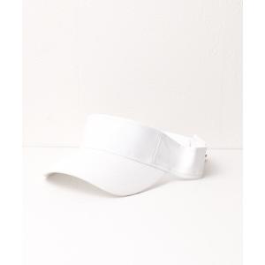 レディース サンバイザー newhattan 100% cotton sun visor｜zozo