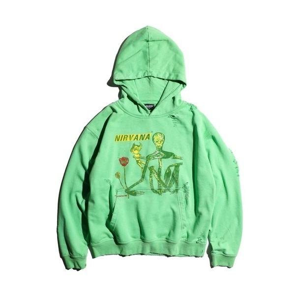 パーカー 「THRIFTY LOOK スリフティールック」WORN-OUT BAND HOODIE ...